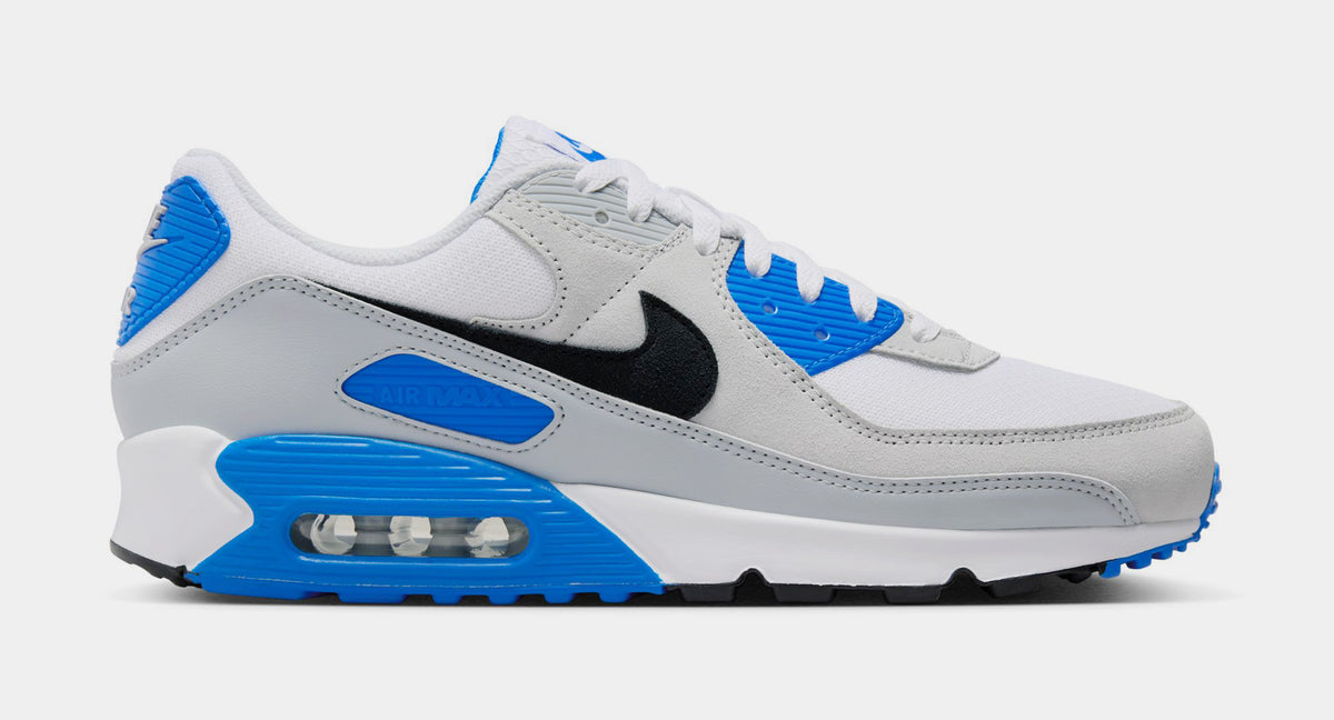 NIKE AIR MAX 90 WHITE shops BLUE