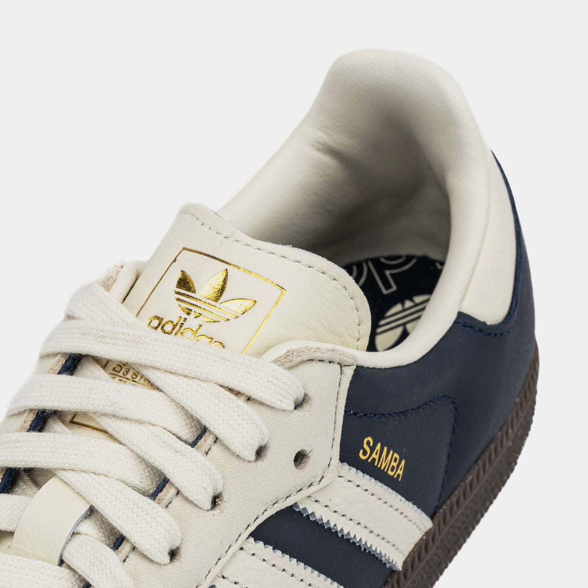 Adidas samba navy gold online