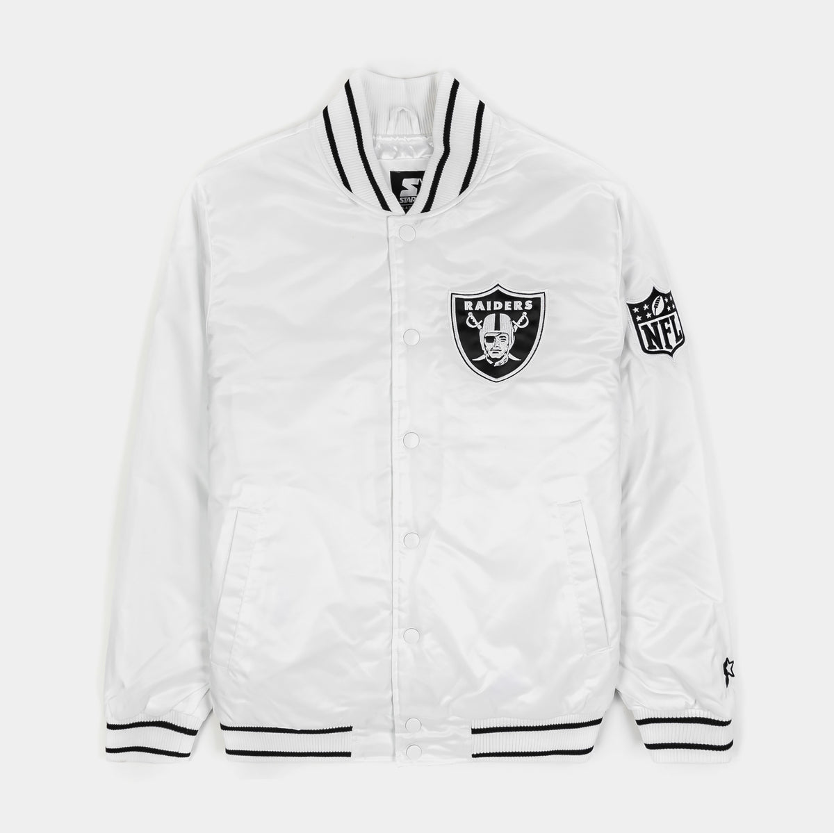 Retired Players Congress Red White Reversible LV Raiders Varsity Jacket deals Size L