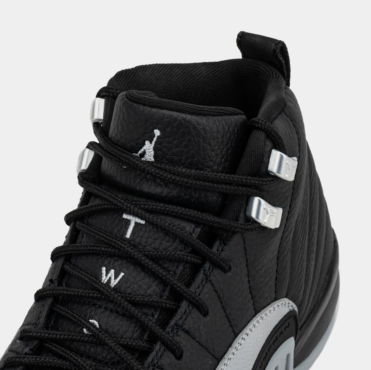 Jordan Air Jordan 12 Retro Black and Wolf Grey Grade School Lifestyle Shoes 153265 010 Shoe Palace