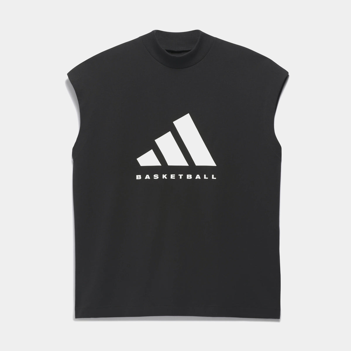 adidas Basketball Sleeveless Tee - White