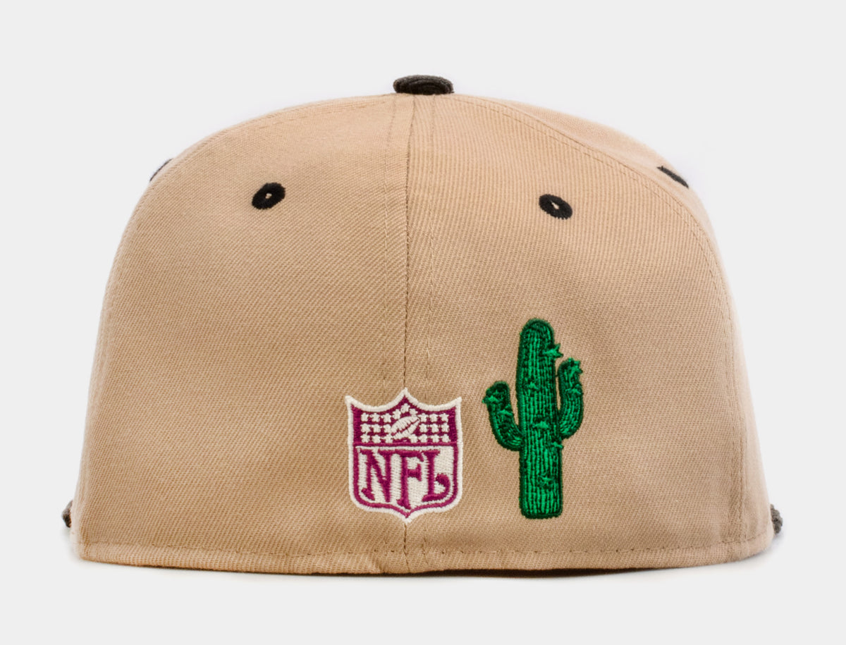 New Era Shoe Palace Exclusive Autumn Wheat Arizona Cardinals 59FIFTY Mens Fitted Hat (Beige/Green)