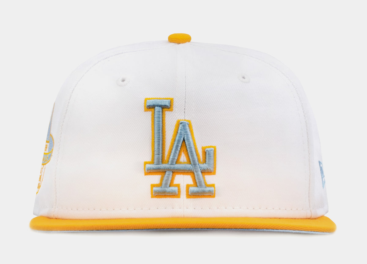 New Era Los Angeles Dodgers 59FIFTY Fitted Cap Mens Hat Sky Blue Pink  70632026 – Shoe Palace