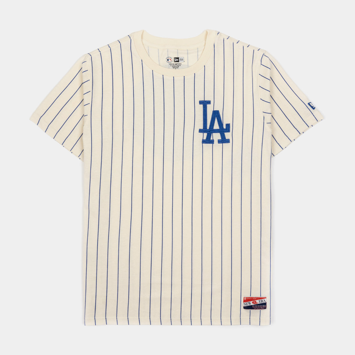 New Era LA Dodgers Pinstripe T-Shirt