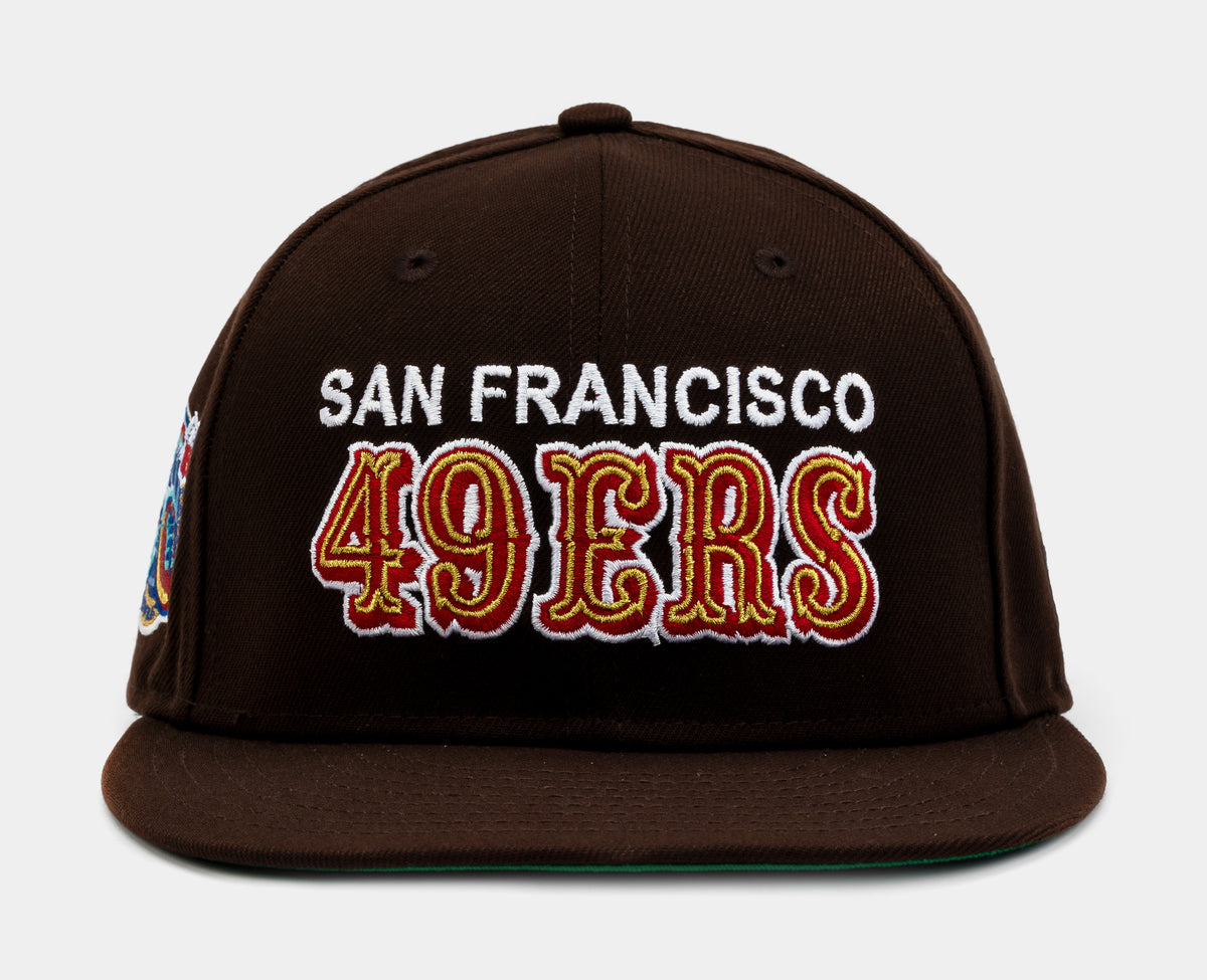 New Era Shoe Palace Collection San Francisco 49ers 59FIFTY Mens Fitted Hat (White)