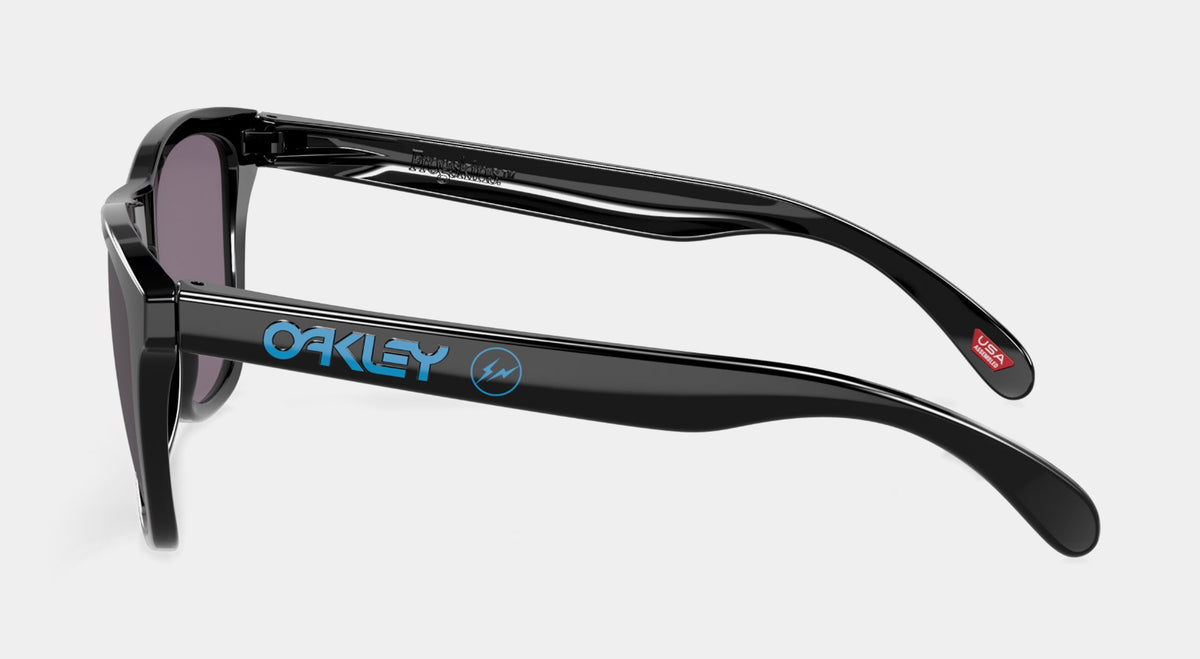 Oakley Fragment Vivid Blue Polished Frogskins Mens Lifestyle