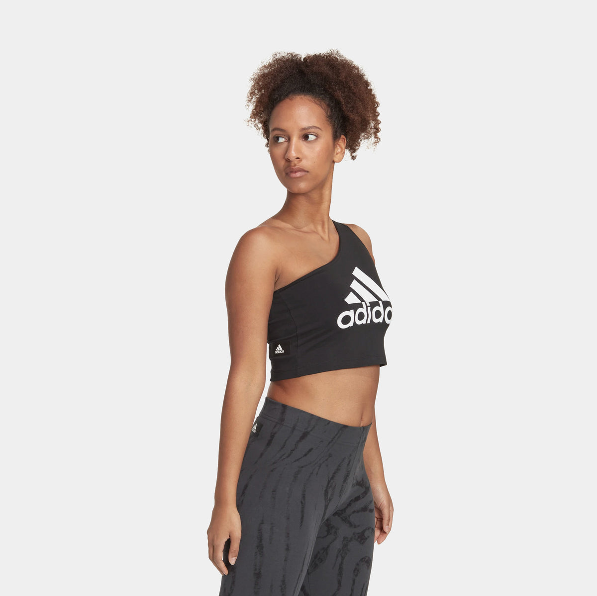 adidas Future Icons Badge Of Sports One Shoulder Womens Tank Top