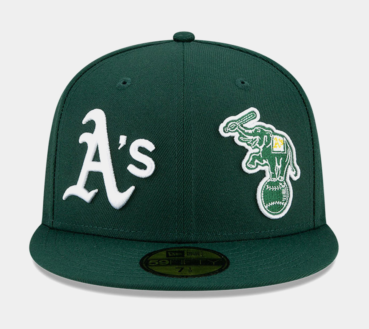 New Era Oakland A's Patch Pride 59Fifty Fitted Cap Mens Hat Green 12731524  – Shoe Palace