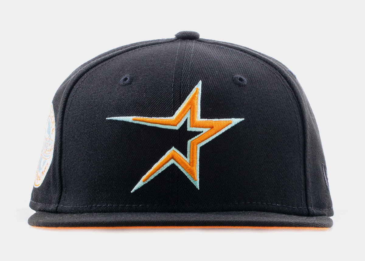 New Era Shoe Palace Exclusive Houston Astros 59Fifty Mens Fitted Hat Black  Br 70752128