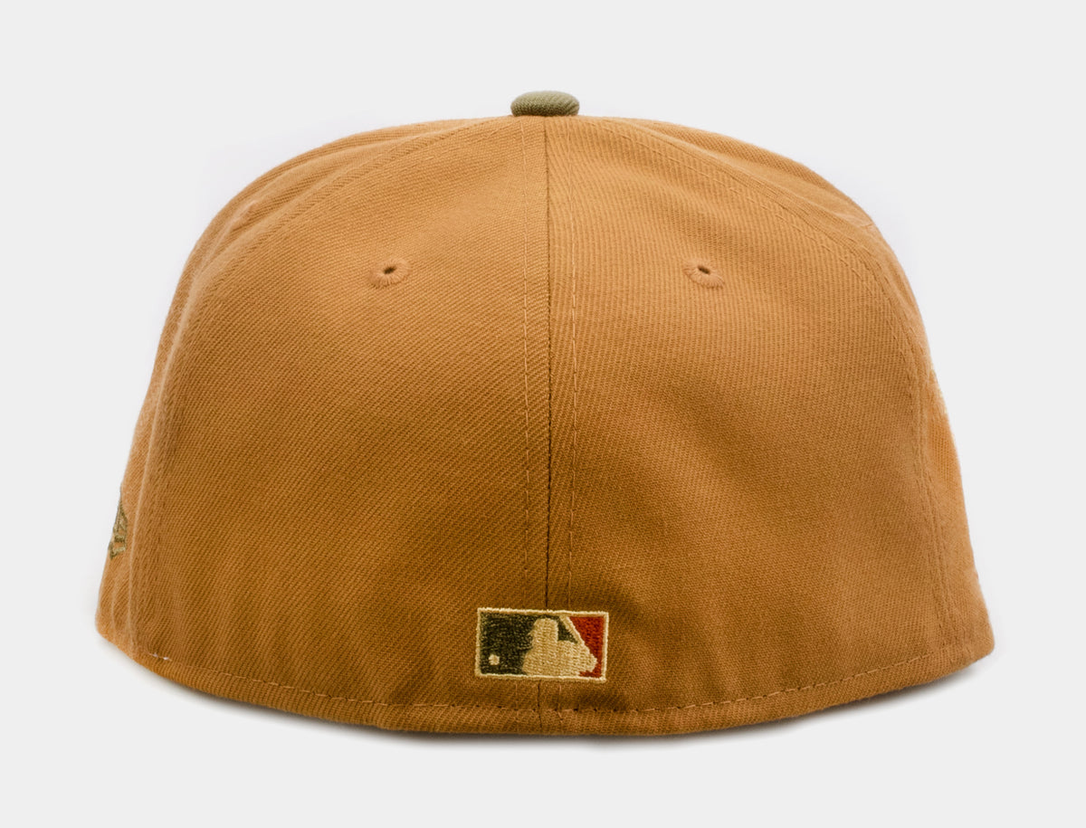 Oakland Athletics Fitted Cap Creme Orange - Burned Sports