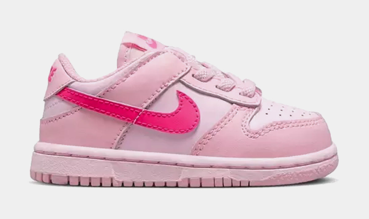 Nike Dunk Low Triple Pink Infant Toddler Lifestyle Shoes Pink