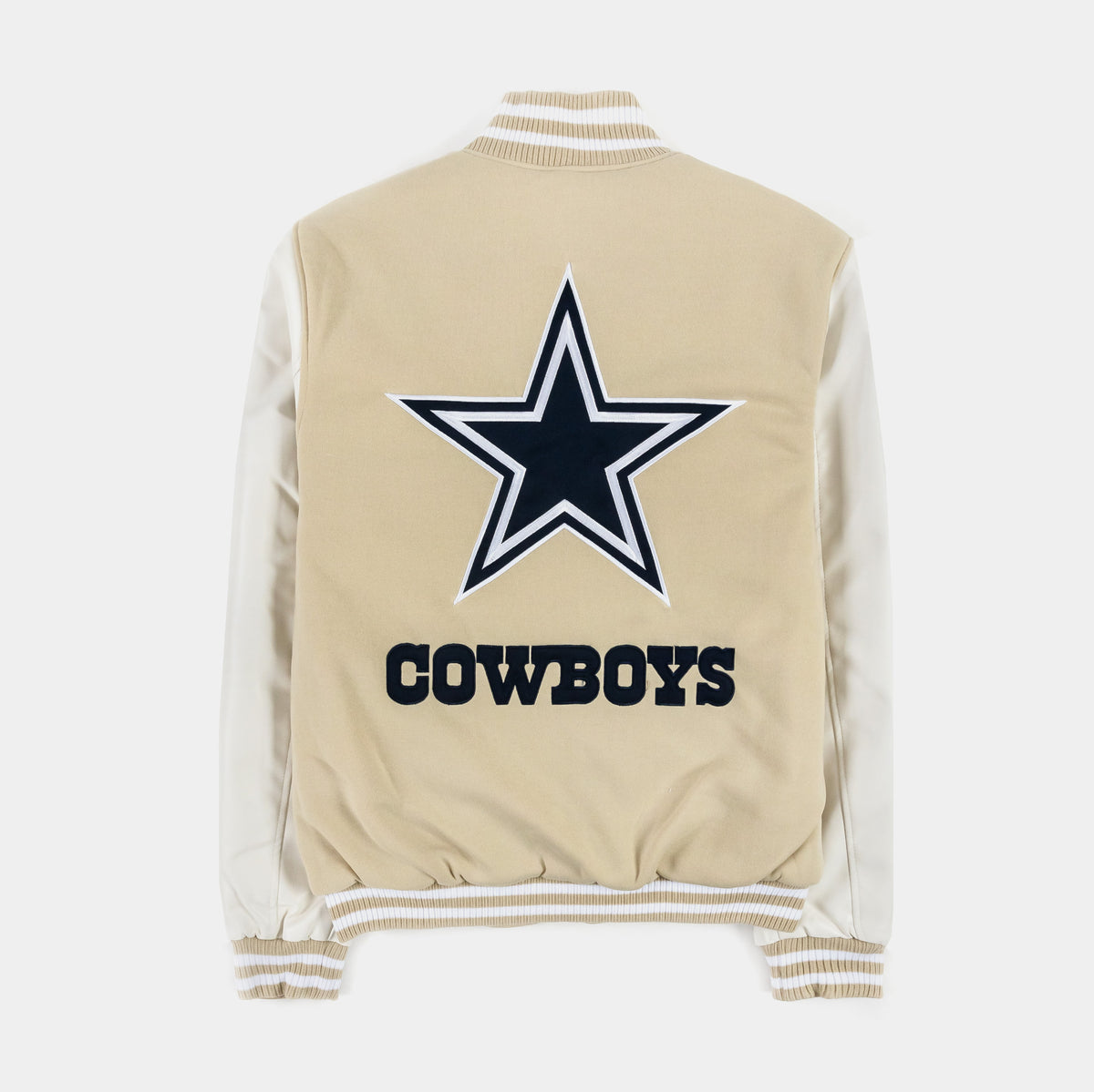 JH Distributors Dallas Cowboys Reversible Letterman Mens Jacket Blue White  COW 753 VRS9 NVY-WHT – Shoe Palace