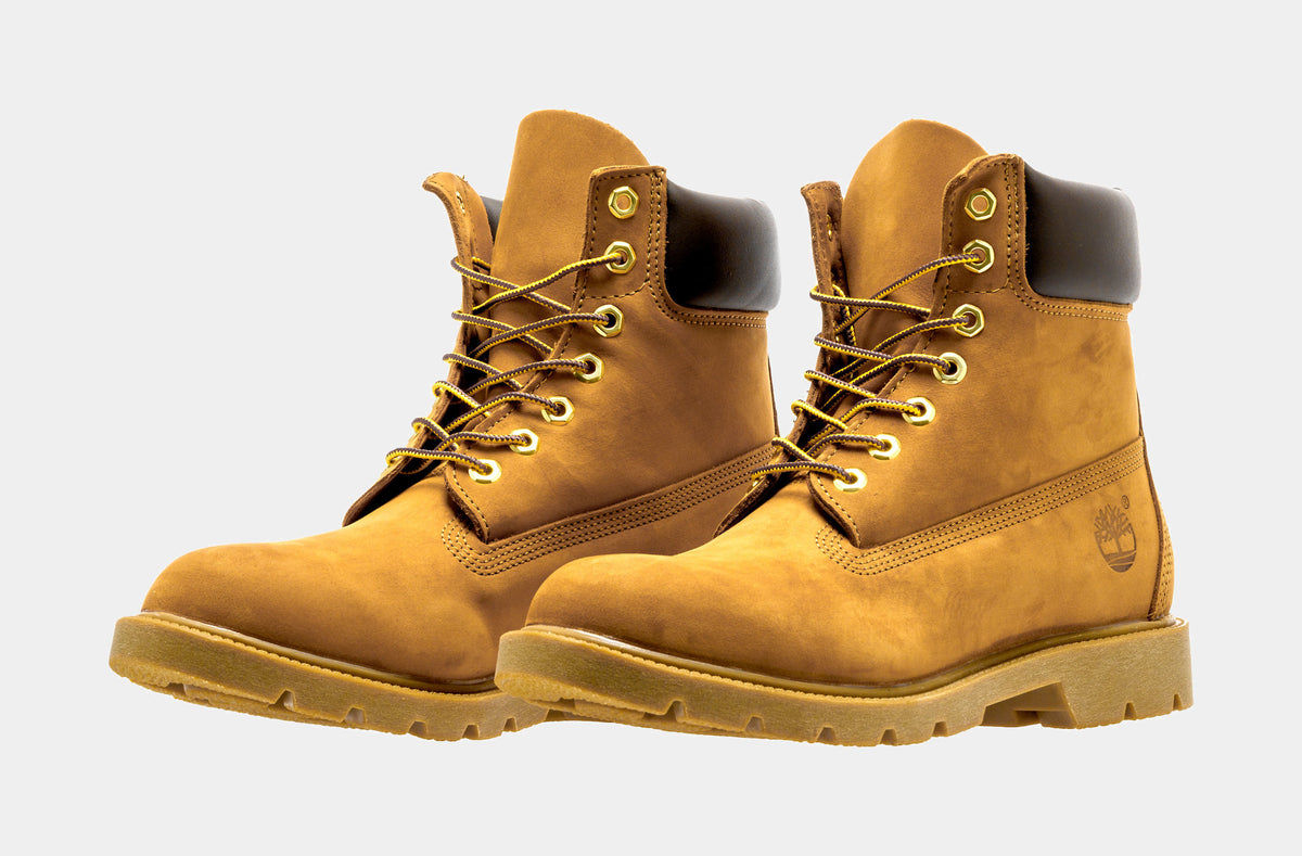 Timberland 6 Inch Icon Basic Waterproof Mens Boot Wheat Nubuck