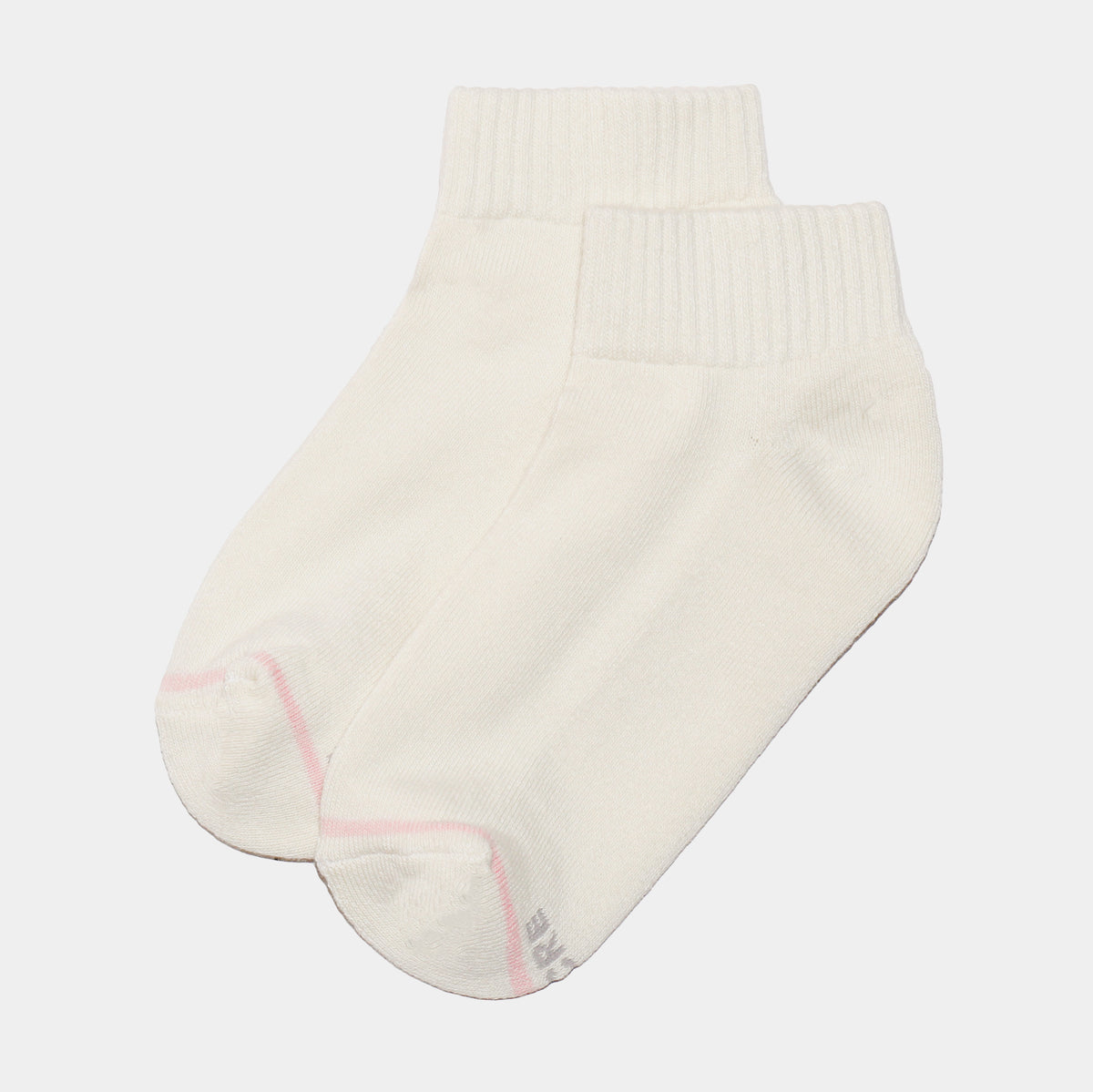 Crew Socks Set Womens Socks (Pink/Off White)