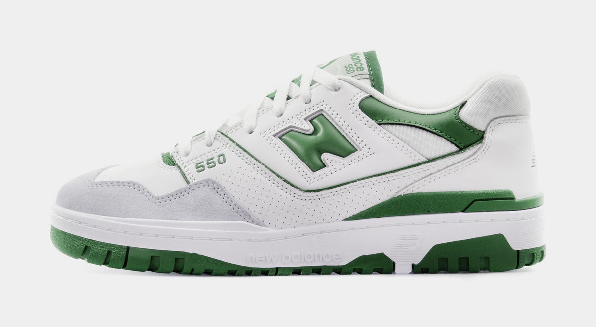 MENS New Balance  550 (White and Green) – Nouveau