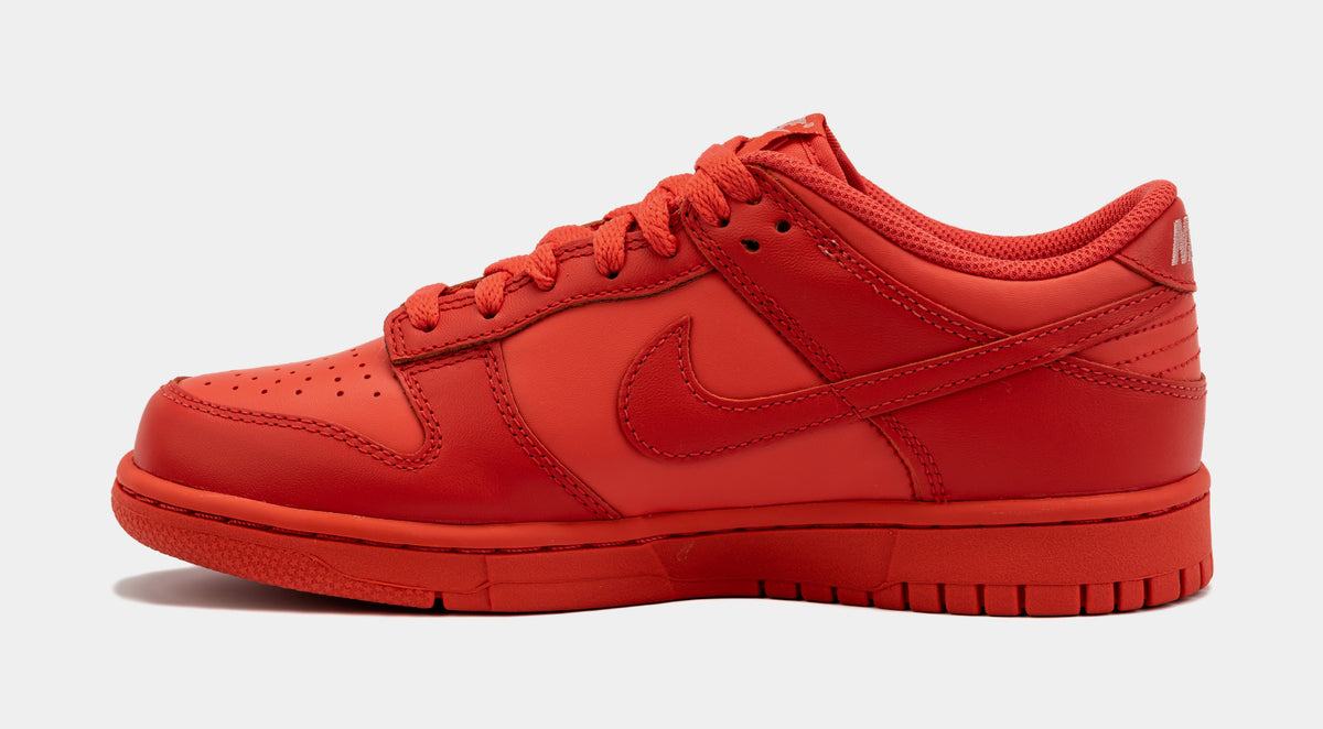 Nike Dunk Low Track Red Grade School Lifestyle Shoes Red Limit