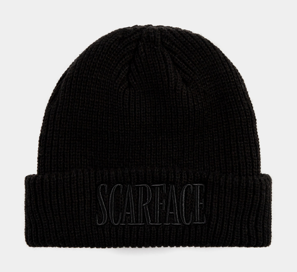 Shoe Palace SP x Scarface Logo Beanie Mens Hat Black SFB07 