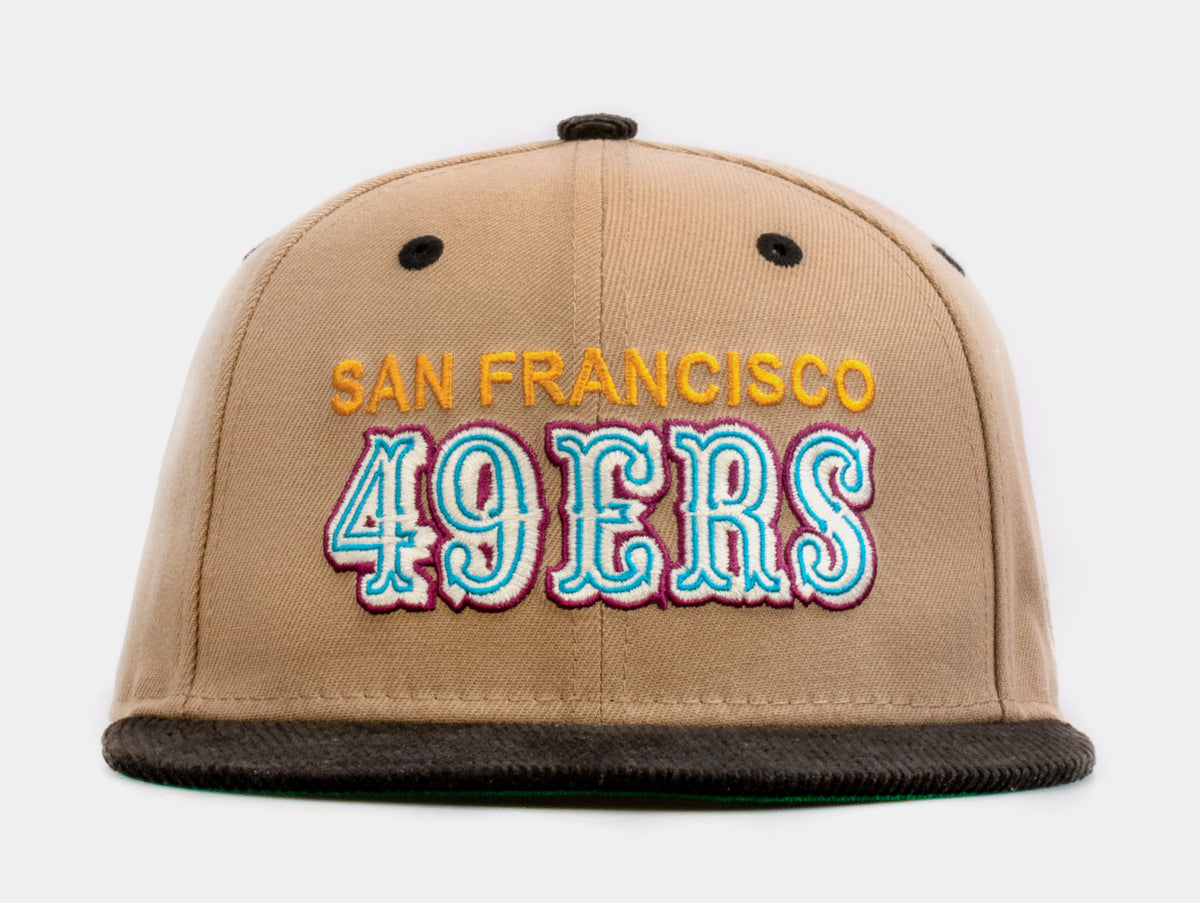 New Era Shoe Palace Collection San Francisco 49ers 59FIFTY Mens Fitted Hat (Brown)