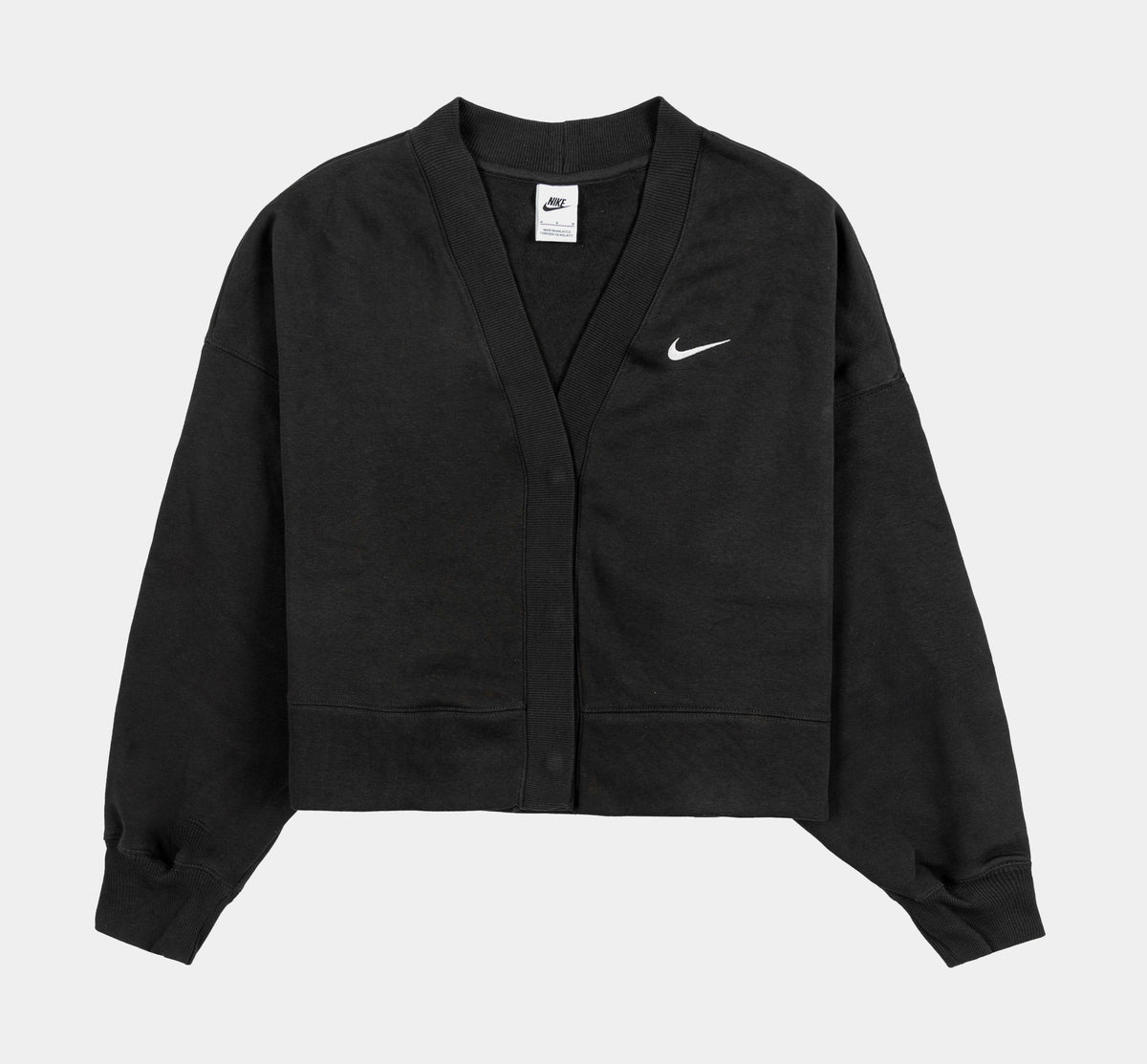 Nike NSW Oversized Cropped Track Womens Jacket Black FB8290-010 – Shoe  Palace