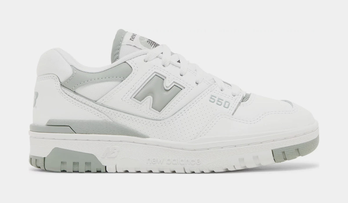 New Balance 550 White Green Womens Lifestyle Shoes White