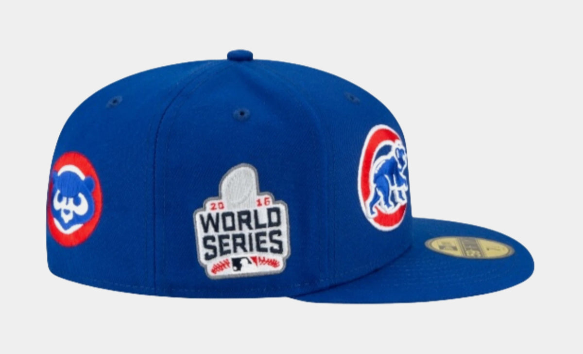 Royal Blue Chicago Cubs Team Patch Pride New Era 59FIFTY Fitted 7 1/2