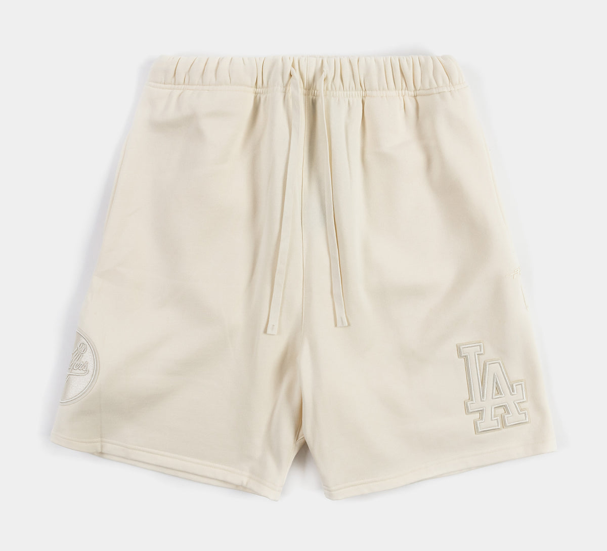 Pro Standard Los Angeles Dodgers Classic Woven Mens Shorts (Beige/Blue)