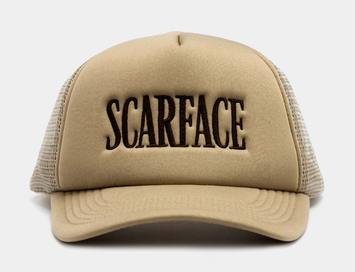 Mens Trucker Palace Shoe x Logo Brown Hat – Shoe Scarface Palace SP SFTH02