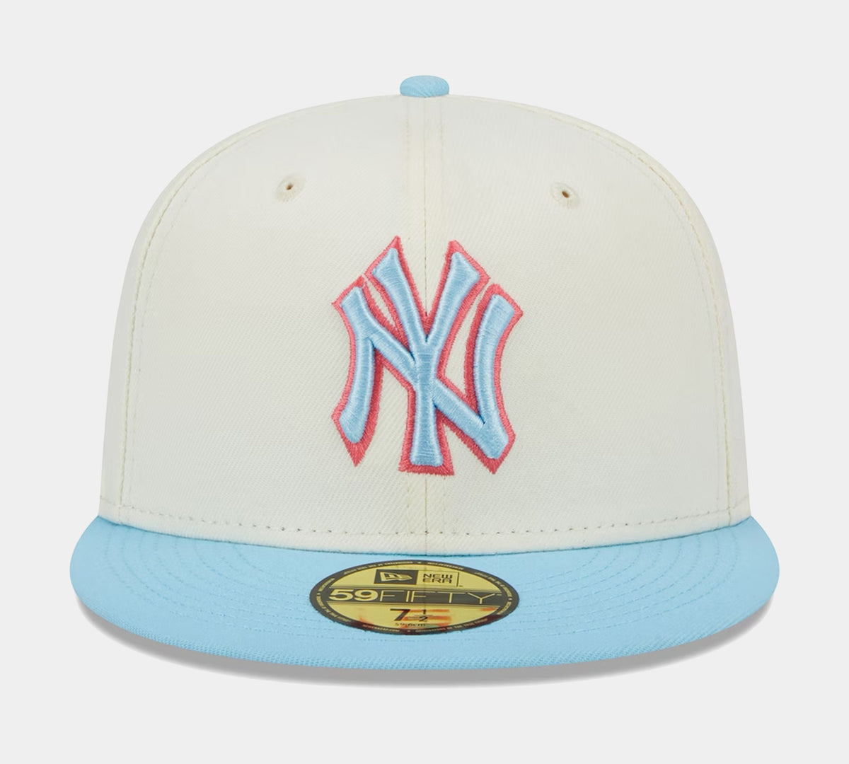New Era New York Yankees Men's Hat MLB Baseball BLC Original White/Blue #762