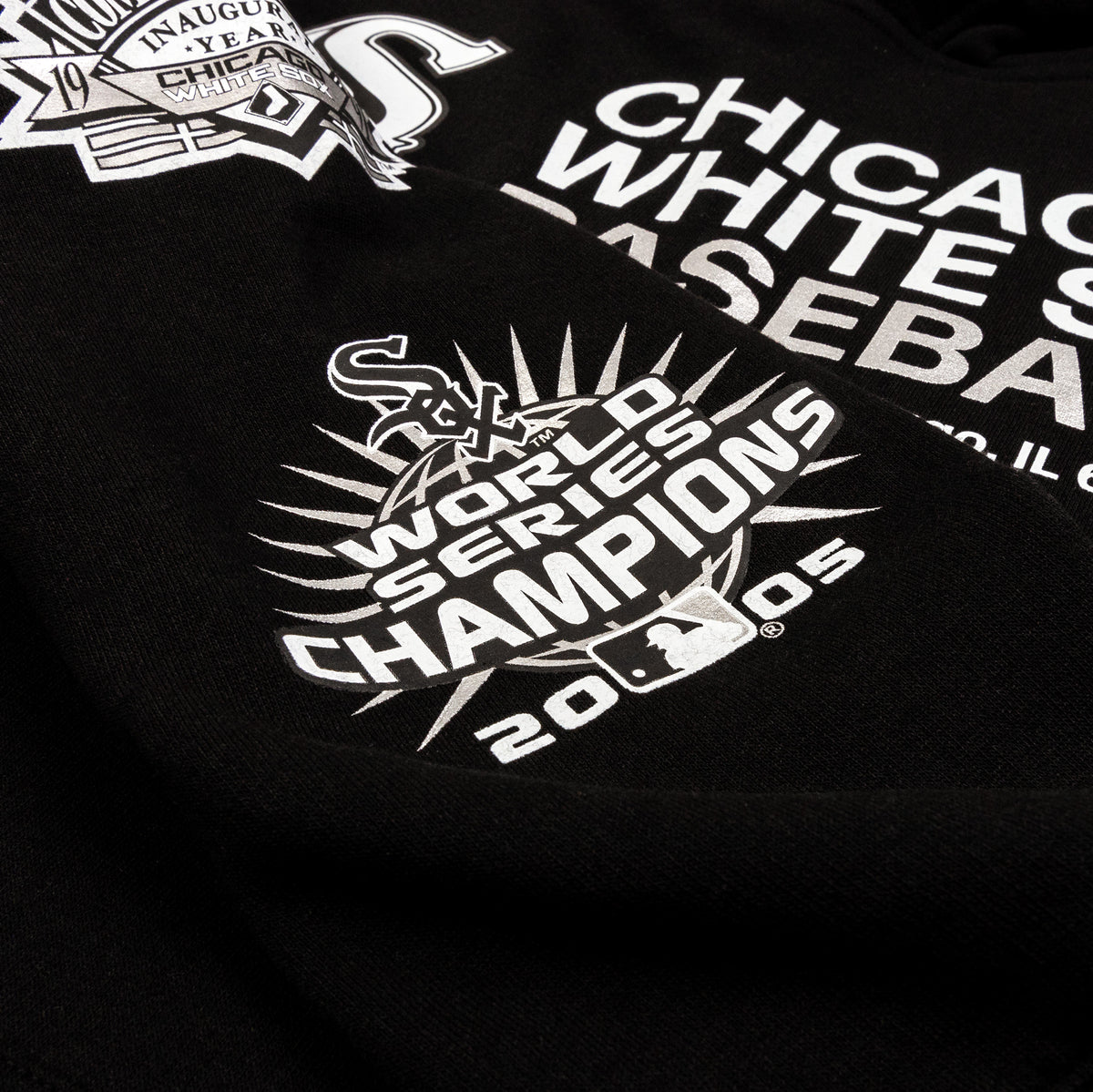 Chicago White Sox Fanatics Branded Team Front Line Fitted Pullover Hoodie -  Black