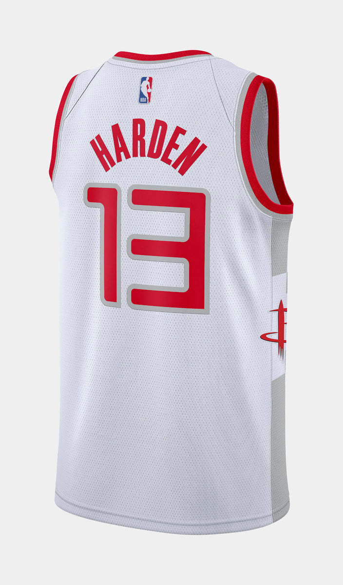 Nike NBA Houston Rockets James Harden Jersey White Men's - US