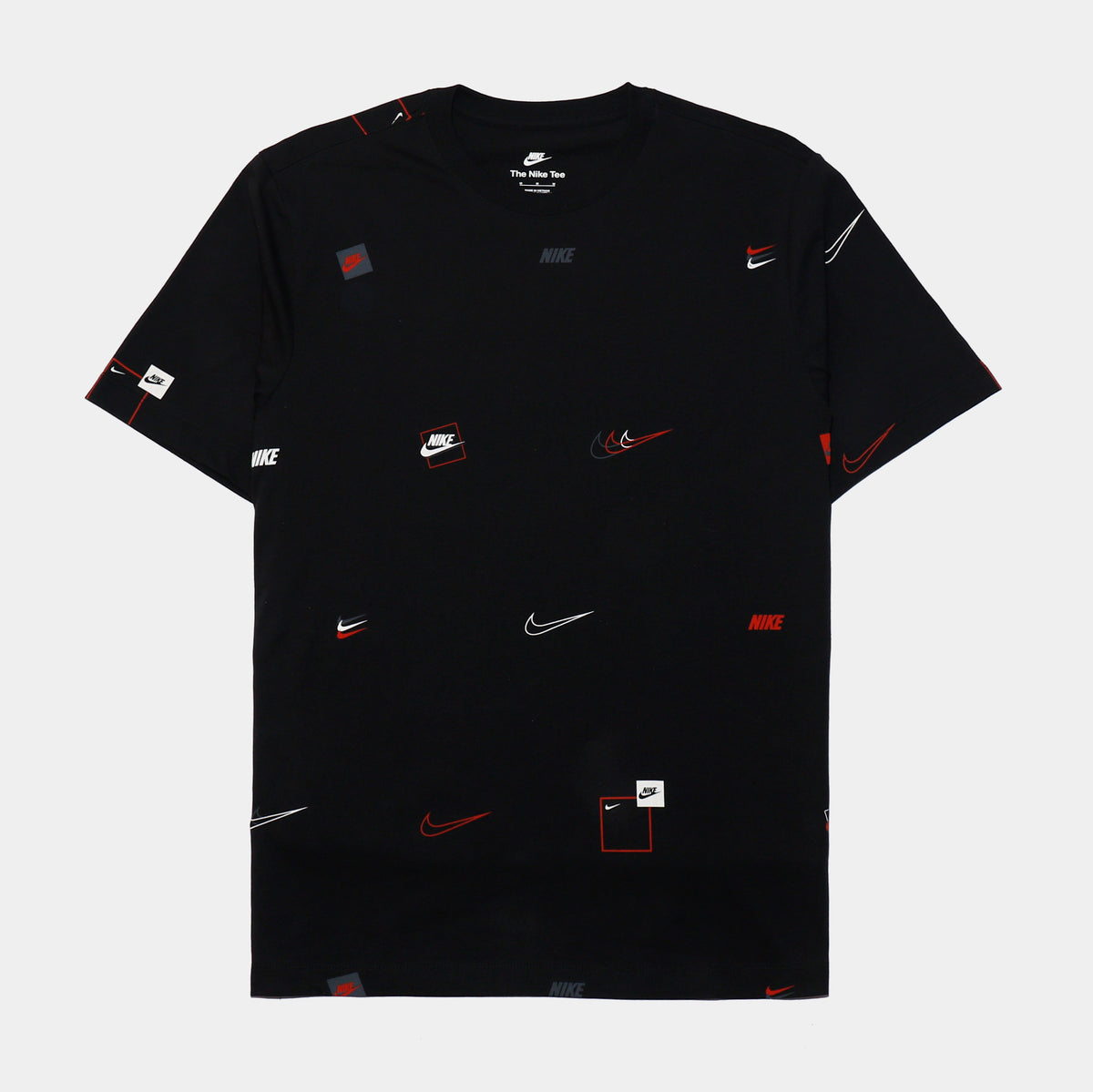 TSHIRT NIKE NSW PRINTED AOP HBR DA0218 010 NERO MAGLIE UOMO NIKE TRAINING