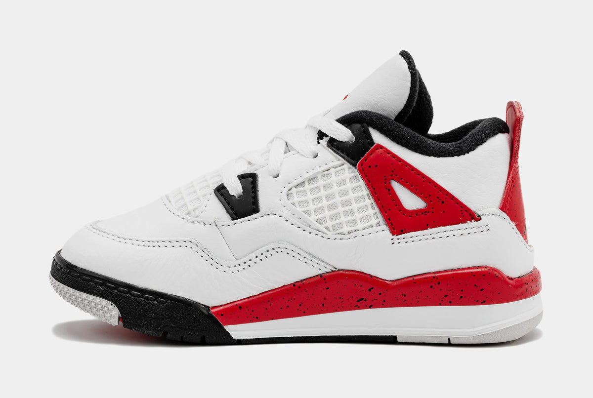 Jordan Air Jordan 4 Retro Red Cement Preschool Lifestyle Shoes White Red Fr  BQ7669-161 – Shoe Palace