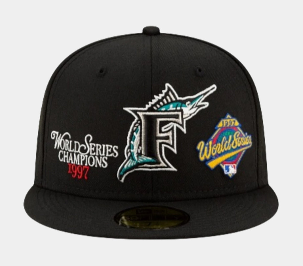 New Era Miami Marlins Crest 9FIFTY Mens Snapback Hat White Black 60310244 –  Shoe Palace