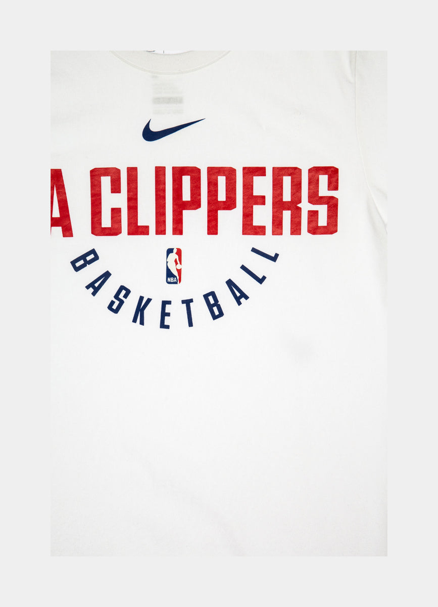 Nike Los Angeles Clippers NBA Dri Fit Mens Practice T-Shirt White  927878-100 – Shoe Palace
