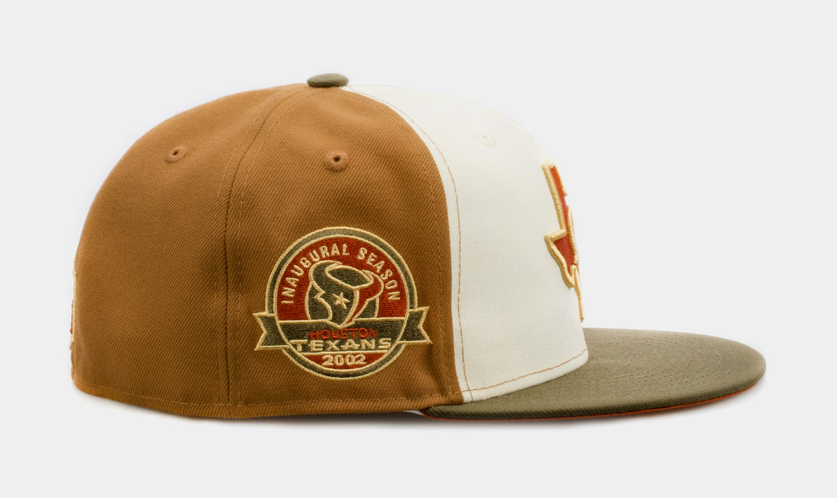 Shop New Era 59Fifty Houston Texans Pre-Game Hat 70722251 beige