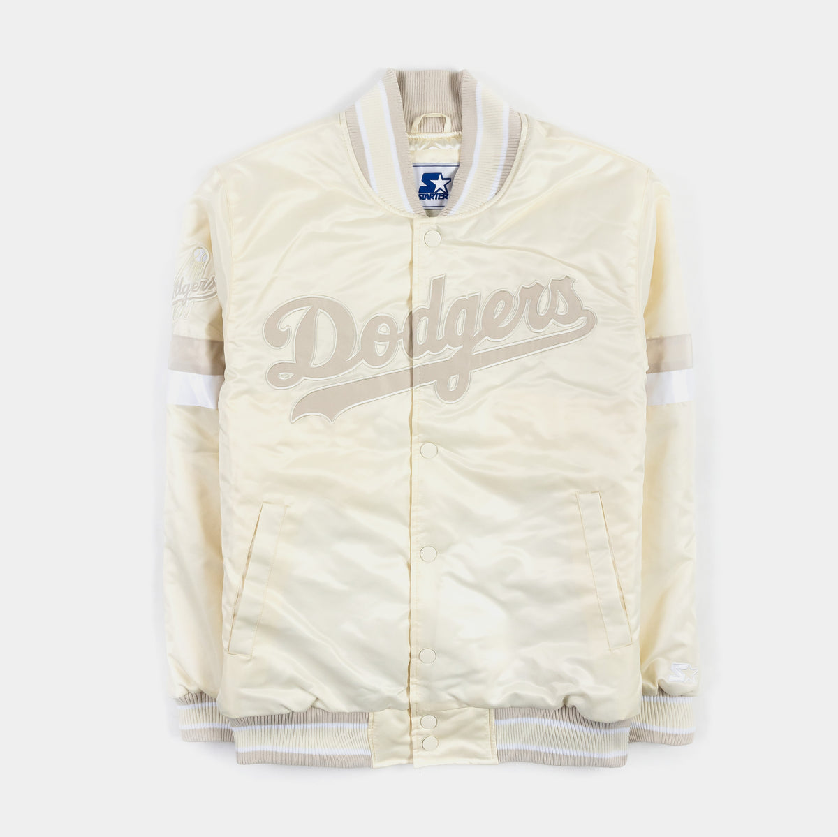 Dodgers Jacket, Satin Varsity, Blue - S/M, Supreme – Gameday by Vee