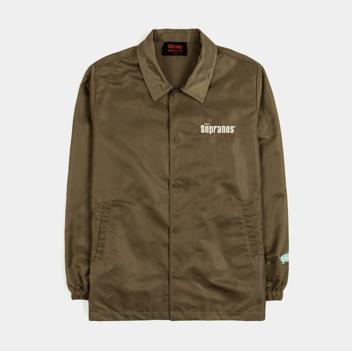 SP x The Sopranos Coaches Mens Jacket (Brown)