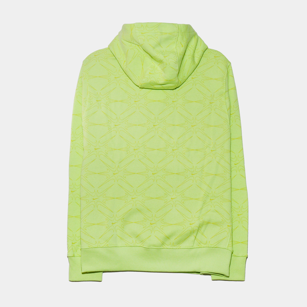 Sportswear Club Fleece Pullover Hoodie Mens Hoodie (Light Lemon Twist  Yellow/Green)