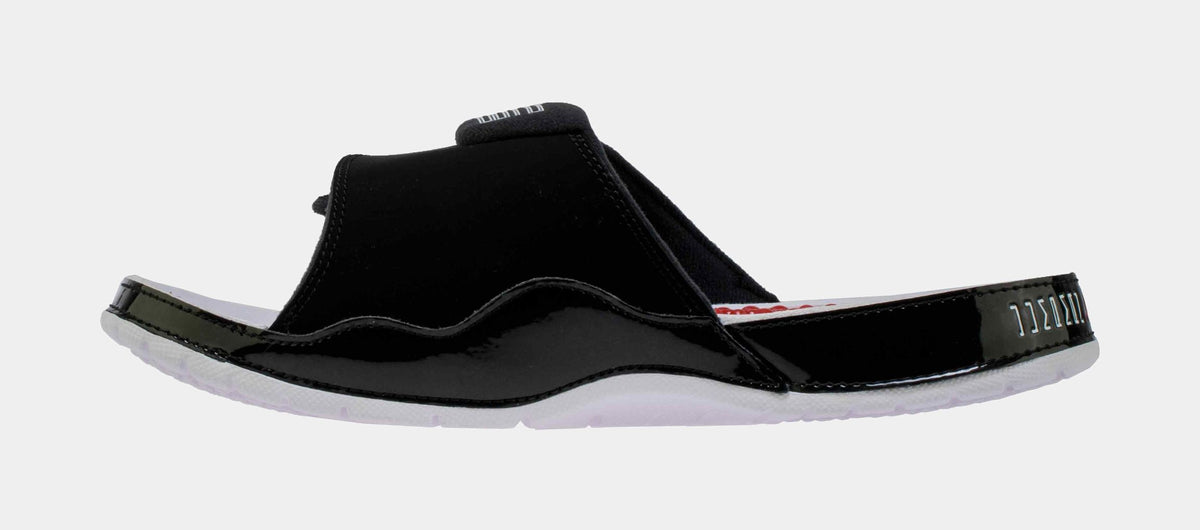 NIKE Air Jordan Hydro 11 XI Retro Slides Mens 15 Bred Black Red White  Sandals