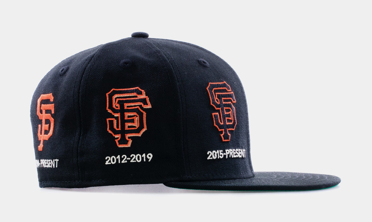 SF Giants New Era Fitted Cap in Dogpatch Black Terry