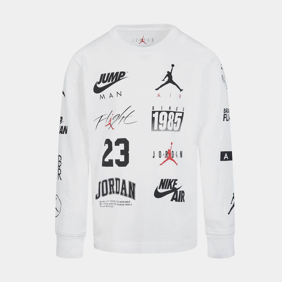 Jordan sales longsleeve white