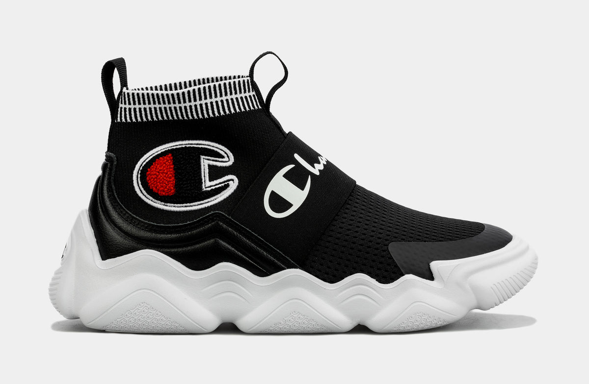 Champion reverse weave black rally sale pro sock sneakers