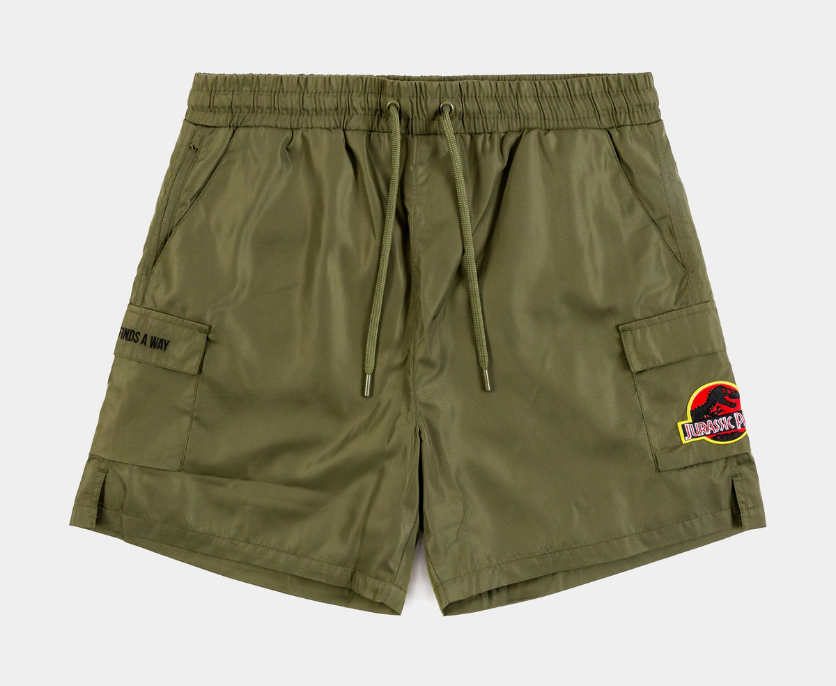 SP x Jurassic Park Adventure Mens Shorts Olive JPCHS102 – Shoe 