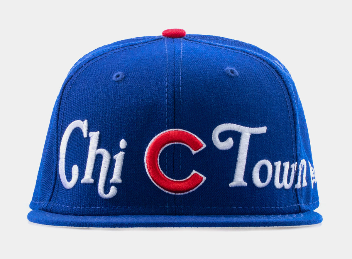 Chicago Cubs 59FIFTY Retro Script MLB Fitted Hat – Basketball