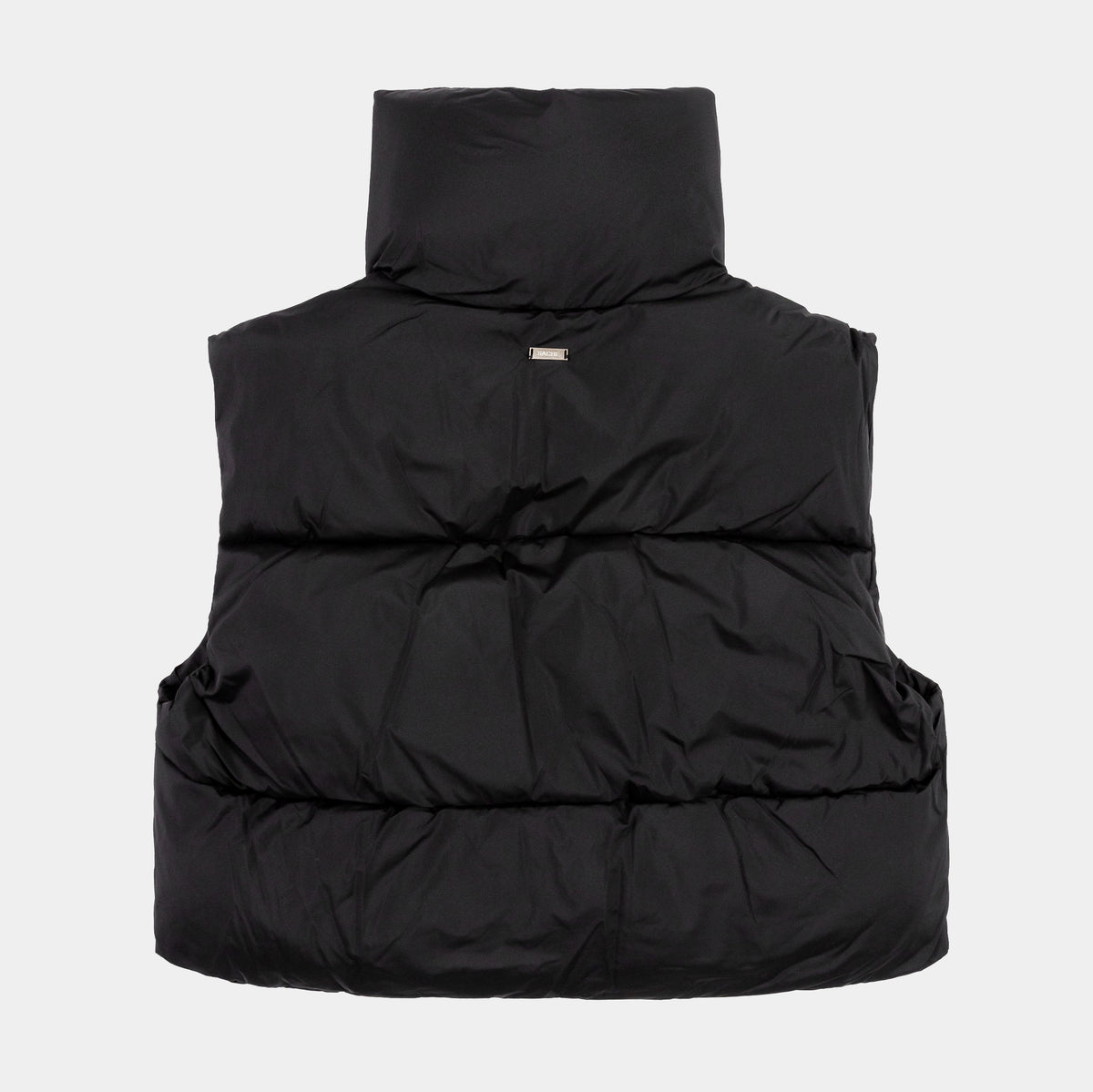 Nylon Puffer Womens Vest (Black)
