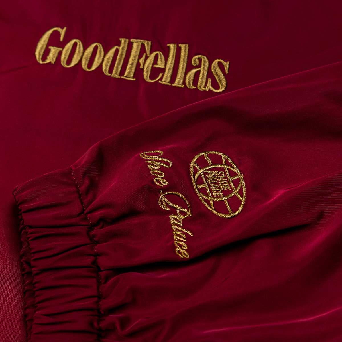 Rare Shoe Palace x hotsell goodfellas woven jaquard coaches jacket BNWT