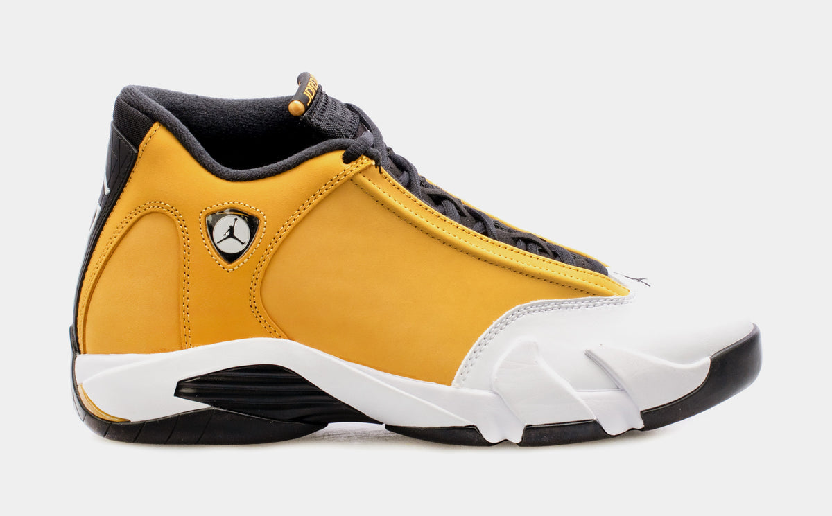 Jordan Air Jordan 14 Retro Ginger Mens Lifestyle Shoes White