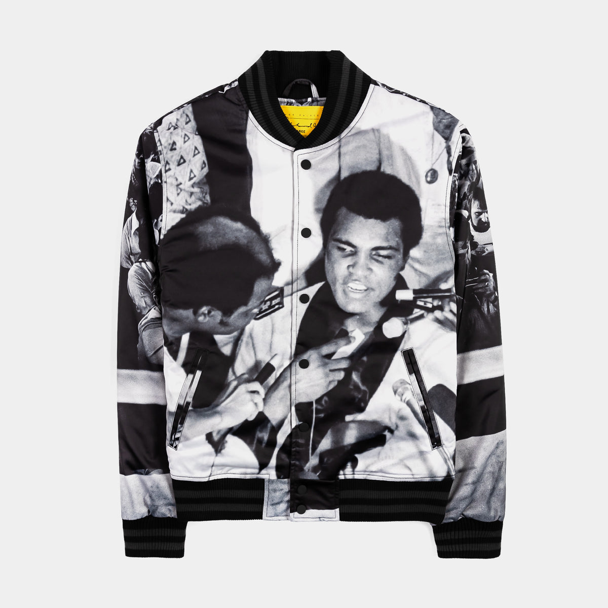 Shoe Palace SP x Muhammad Ali The Greatest Varsity Mens Jacket Black White  ALIVJKT04 – Shoe Palace