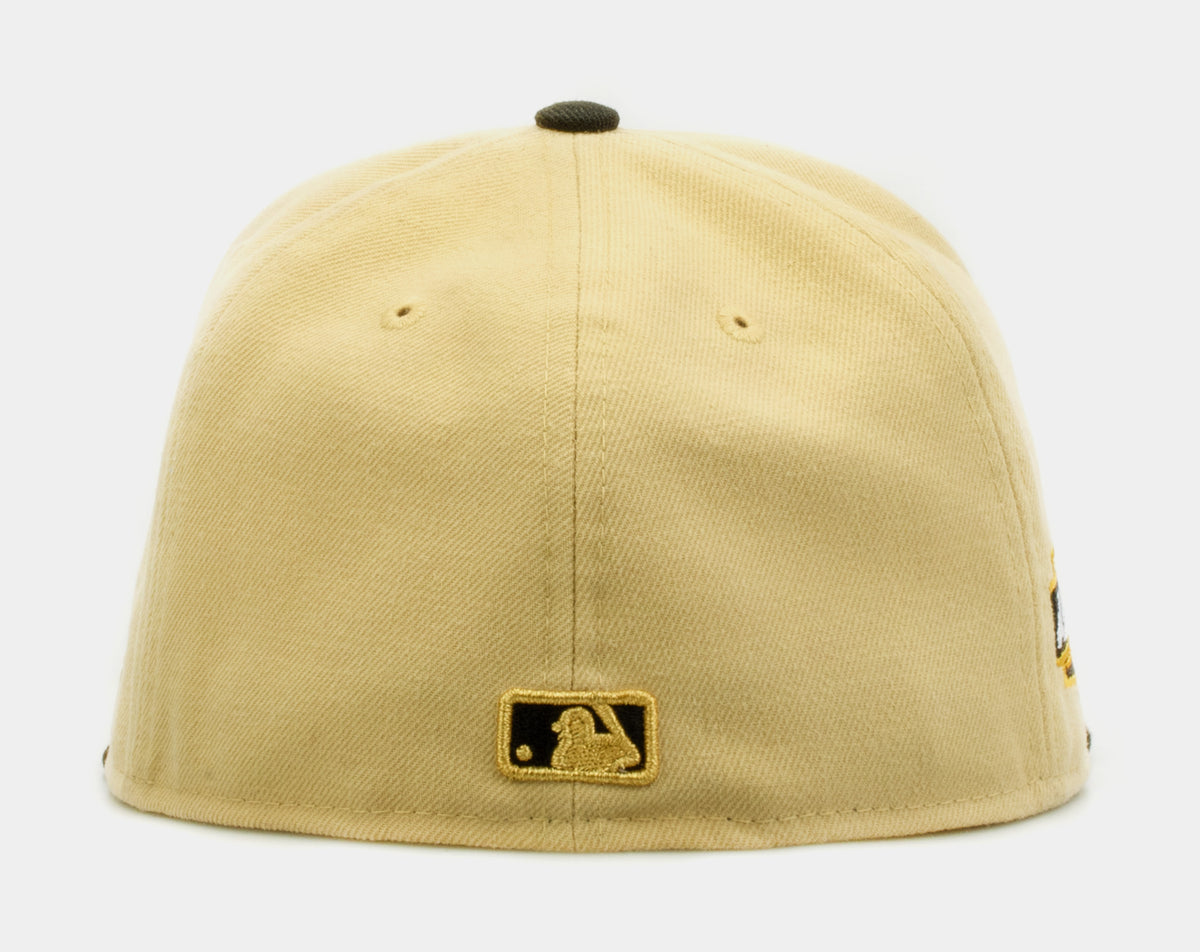 SP Exclusive Homage To LA Los Angeles Dodgers 59Fifty Mens Fitted Hat  (Beige/Black)
