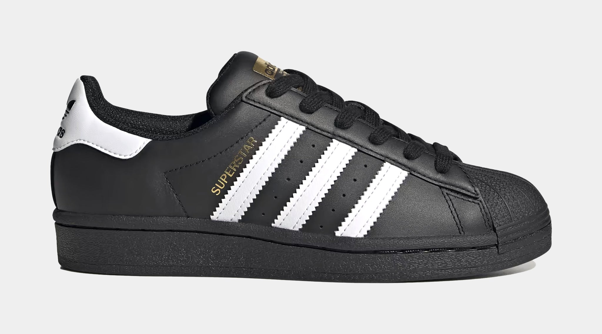 Adidas Superstar J Black White 5